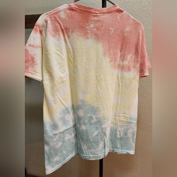 Pocahontas Follow My Path Floral Youth Tie-Dye T-Shirt Disney NWT - Picture 2 of 5